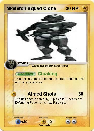 Pokemon Skeleton Squad Clone