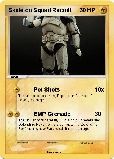 Pokemon Skeleton Squad Recruit