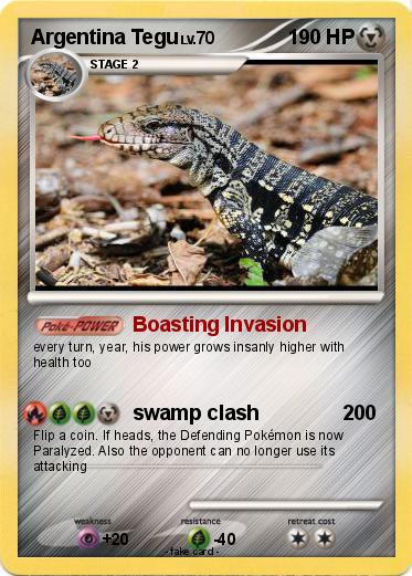 Pokemon Argentina Tegu