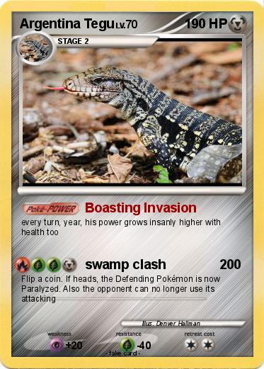 Pokemon Argentina Tegu