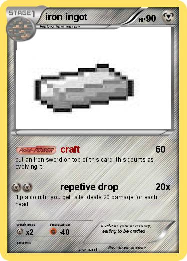 Pokemon iron ingot