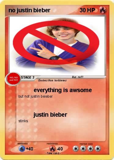 Pokemon no justin bieber