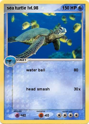 Pokemon sea turtle lvl.98