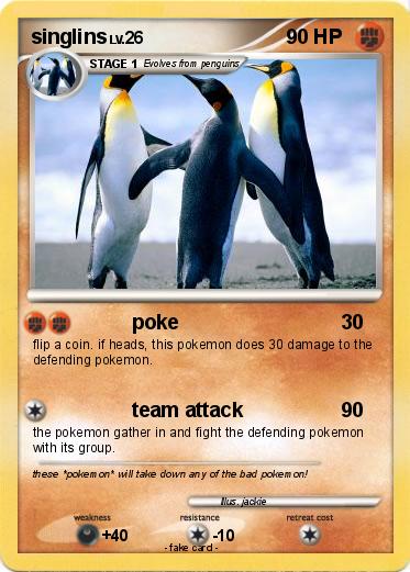 Pokemon singlins