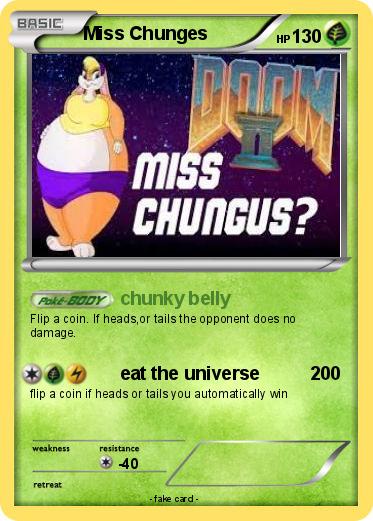 Pokemon Miss Chunges