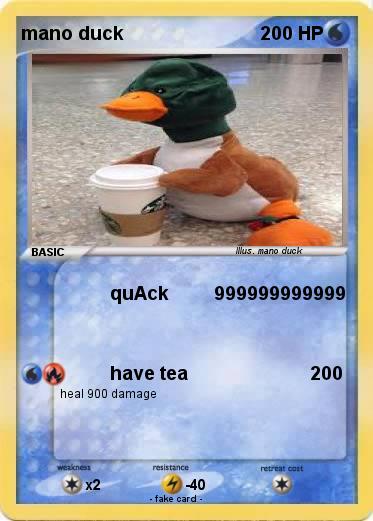 Pokemon mano duck