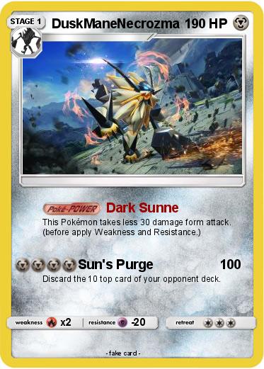 Pokemon DuskManeNecrozma