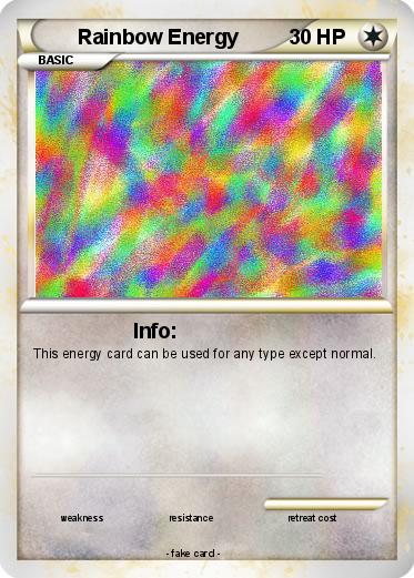 Pokemon Rainbow Energy