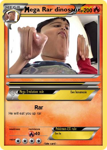 Pokemon ega Rar dinosaur