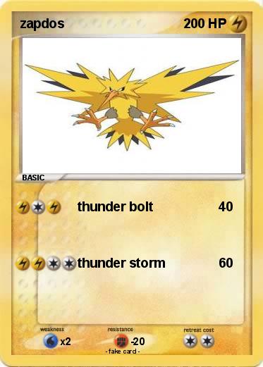 Pokemon zapdos