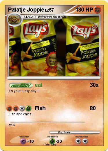 Pokemon Patatje Joppie