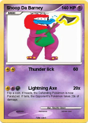 Pokemon Shoop Da Barney