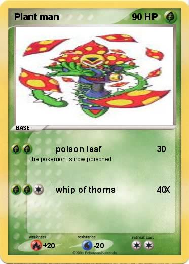 Pokemon Plant man