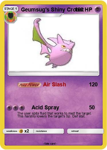 Pokemon Geumsug's Shiny Crobat