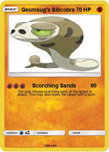 Pokemon Geumsug's Silicobra