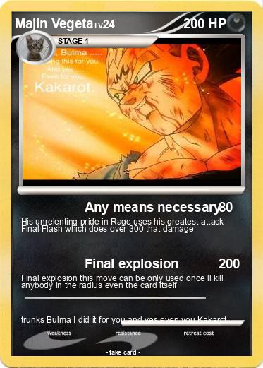 Pokemon Majin Vegeta