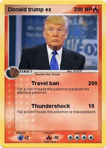 Pokemon Donald trump ex