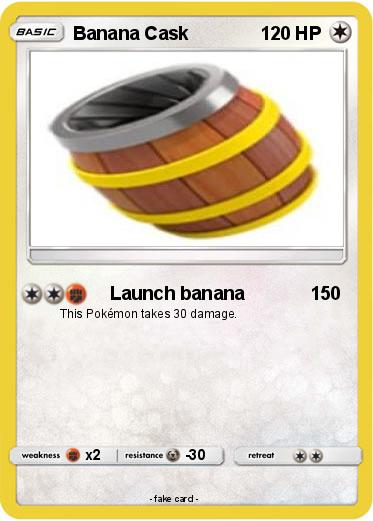 Pokemon Banana Cask
