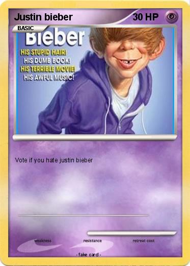 Pokemon Justin bieber