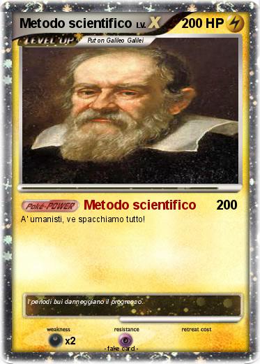 Pokemon Metodo scientifico