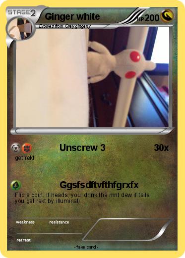 Pokemon Ginger white