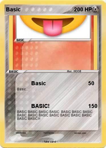 Pokemon Basic