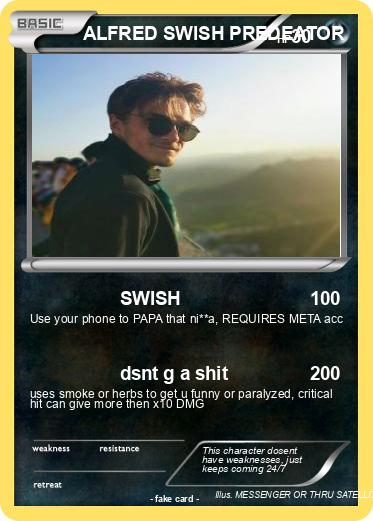 Pokemon ALFRED SWISH PREDEATOR