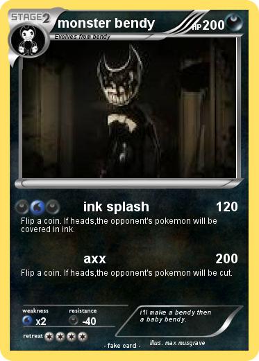 Pokemon monster bendy