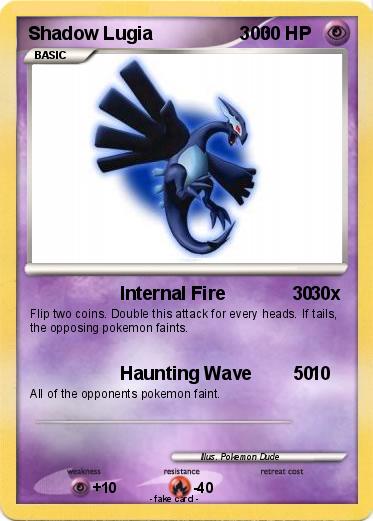 Pokemon Shadow Lugia                 300