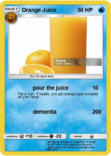 Pokemon Orange Juice