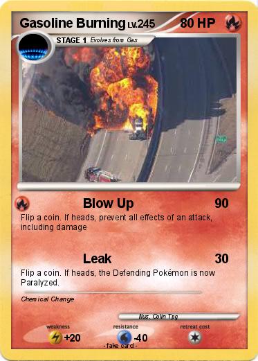 Pokemon Gasoline Burning