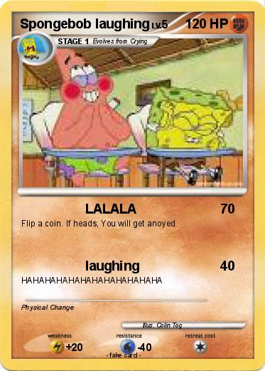 Pokemon Spongebob laughing