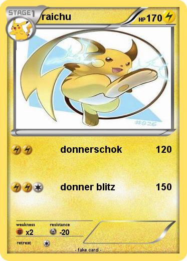 Pokemon raichu