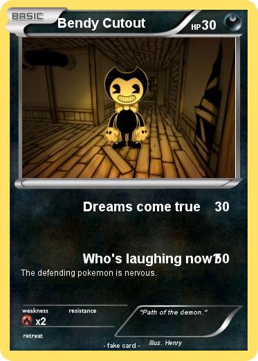 Pokemon Bendy Cutout