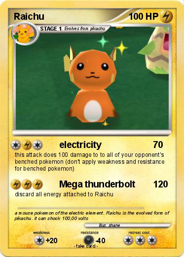 Pokemon Raichu