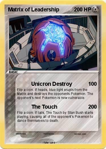 Pokemon Matrix of Leadership