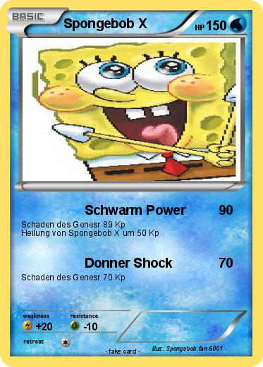 Pokemon Spongebob X