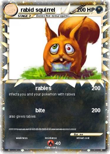 Pokemon rabid squirrel