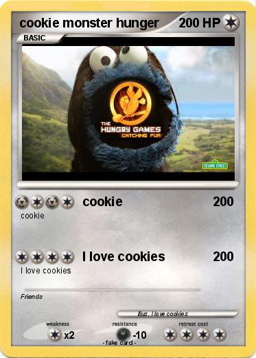 Pokemon cookie monster hunger