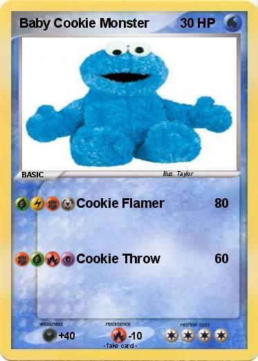 Pokemon Baby Cookie Monster