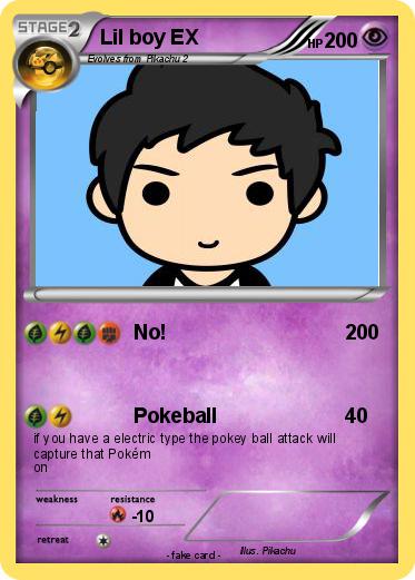 Pokemon Lil boy EX