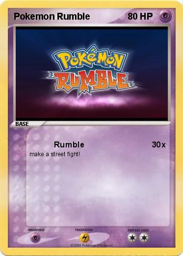 Pokemon Pokemon Rumble