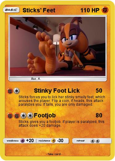 Pokemon Sticks’ Feet