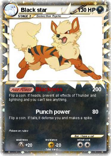 Pokemon Black star