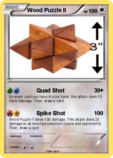 Pokemon Wood Puzzle II