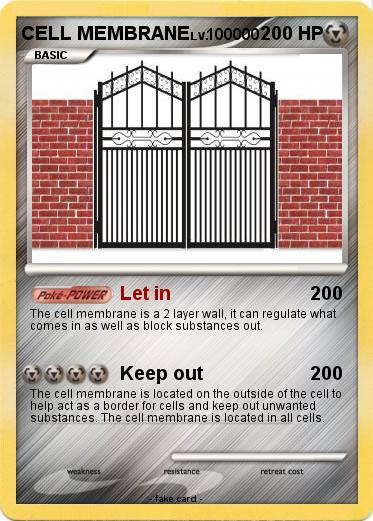 Pokemon CELL MEMBRANE