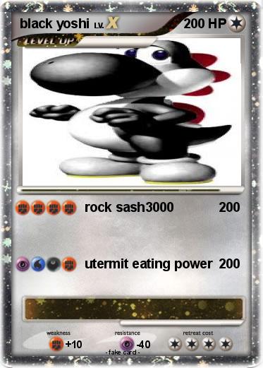 Pokemon black yoshi