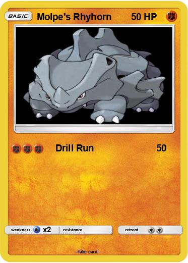 Pokemon Molpe's Rhyhorn
