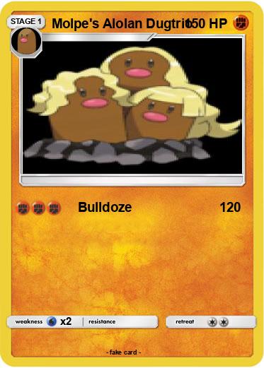 Pokemon Molpe's Alolan Dugtrio