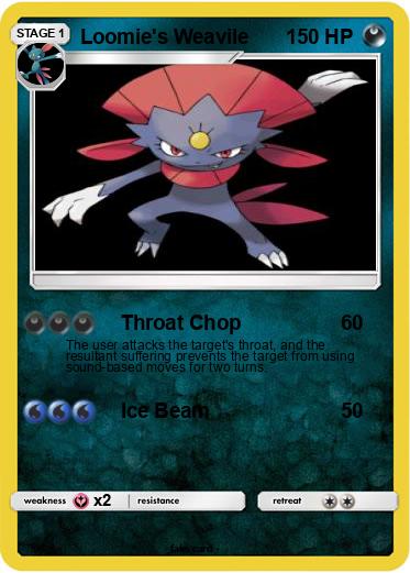 Pokemon Loomie's Weavile